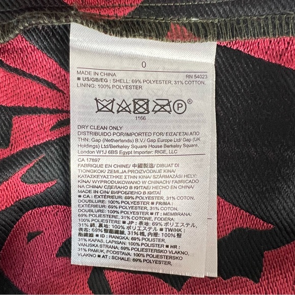 Banana Republic Ruffle Hem Dress Womens Sleeveless Green Pink Floral Mini XS - Picture 9 of 9